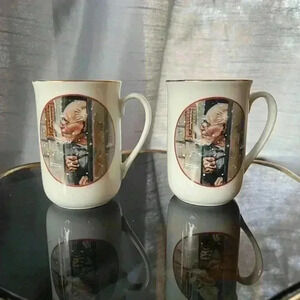Winter  by Norman Rockwell Coffee Mugs